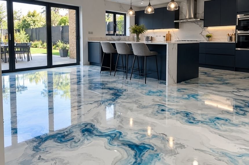 Epoxy Resin Flooring for Kitchens in Crawley